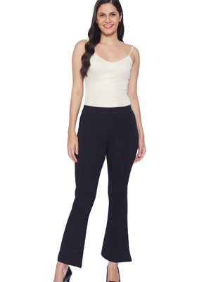 Women's Black Bootcut Trouser